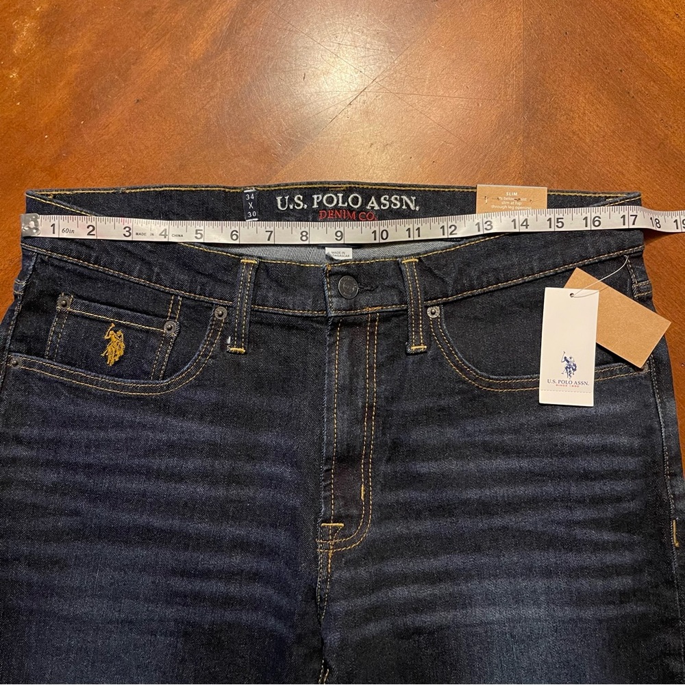 U.S. Polo Assn. Men’s Jeans Slim size 34 - Picture 8 of 12